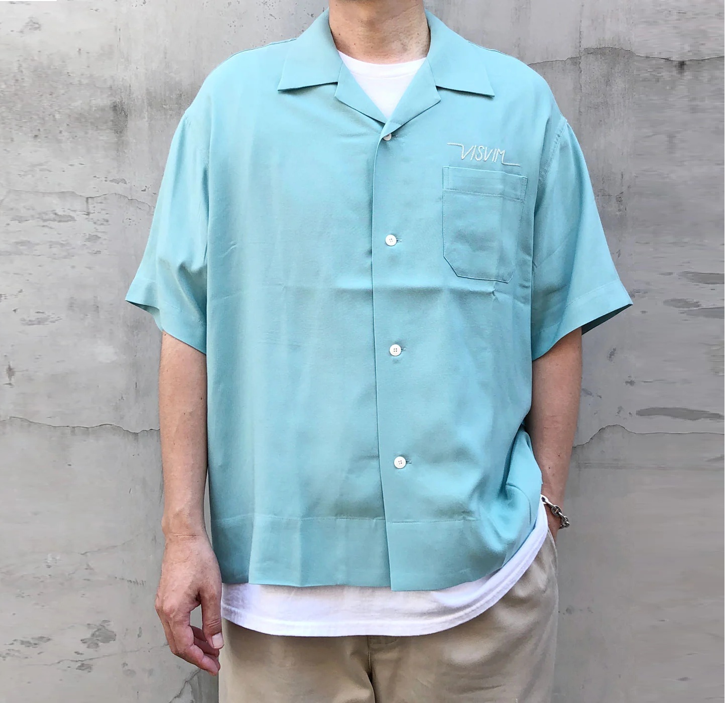 11/5 RE-STOCK: VISVIM 2025 A/W COPA SHIRT S/S (RAYON) - GREEN PRE ORDER ITEM (預訂中)
