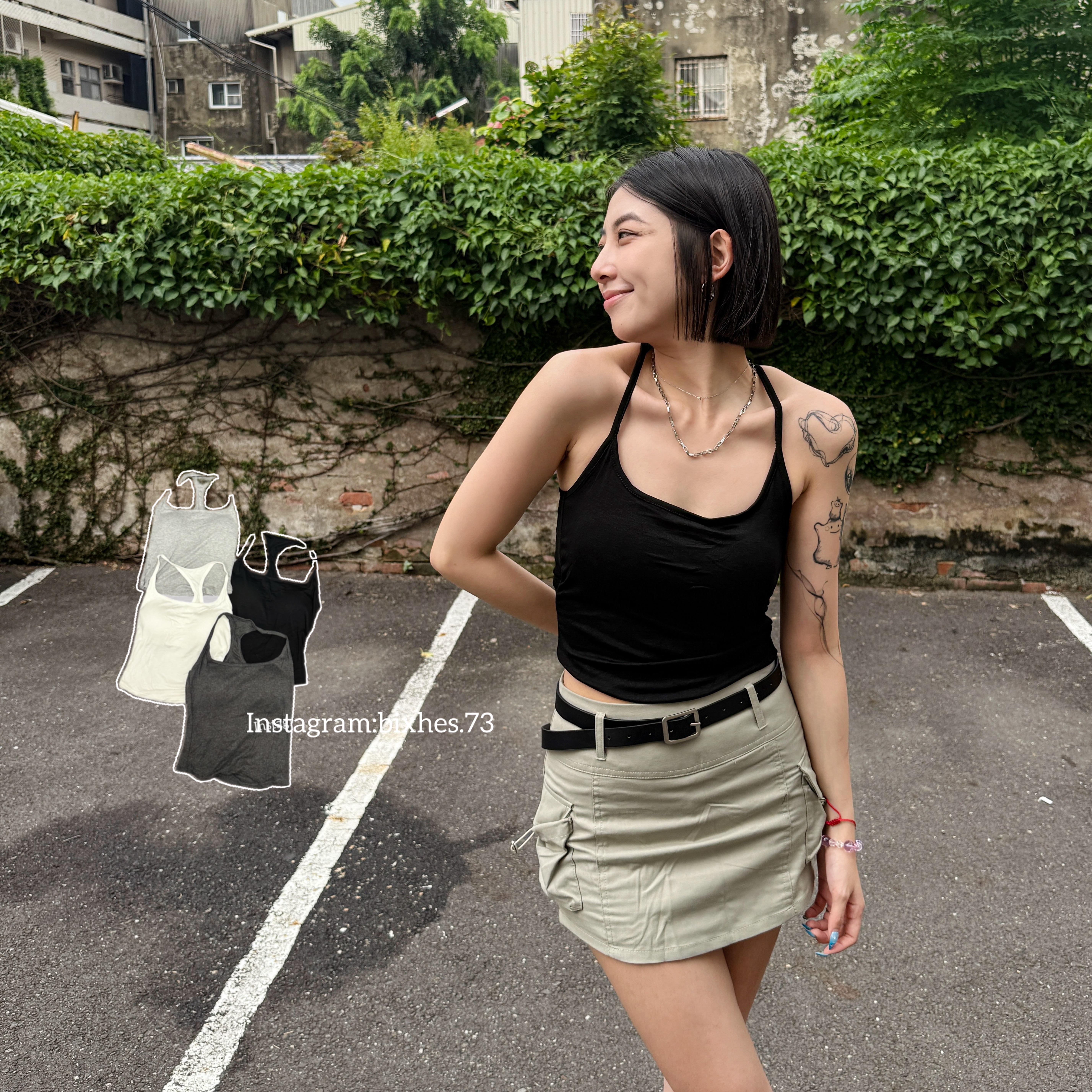 Y字軟軟帶墊背心(C00011)