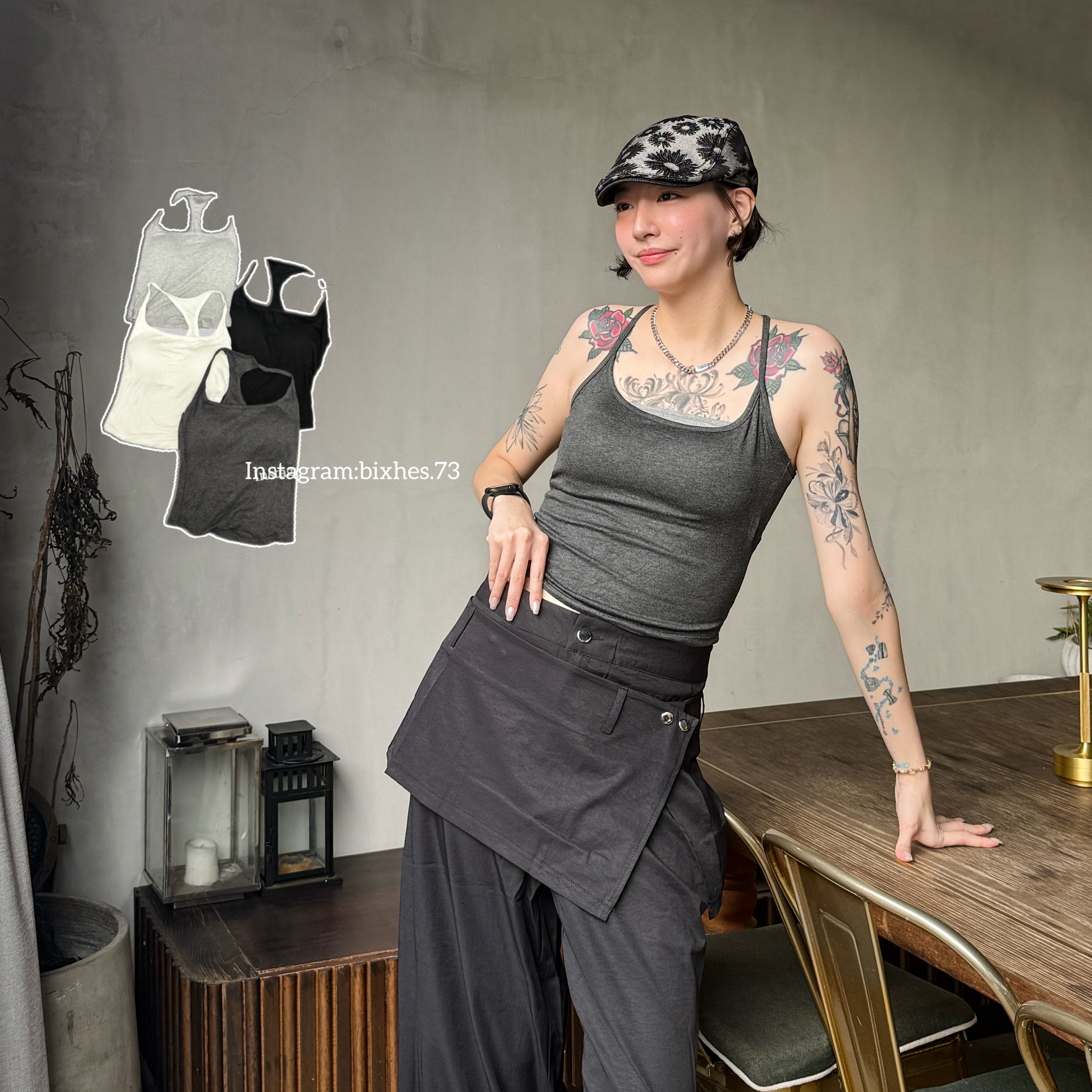 Y字軟軟帶墊背心(C00011)