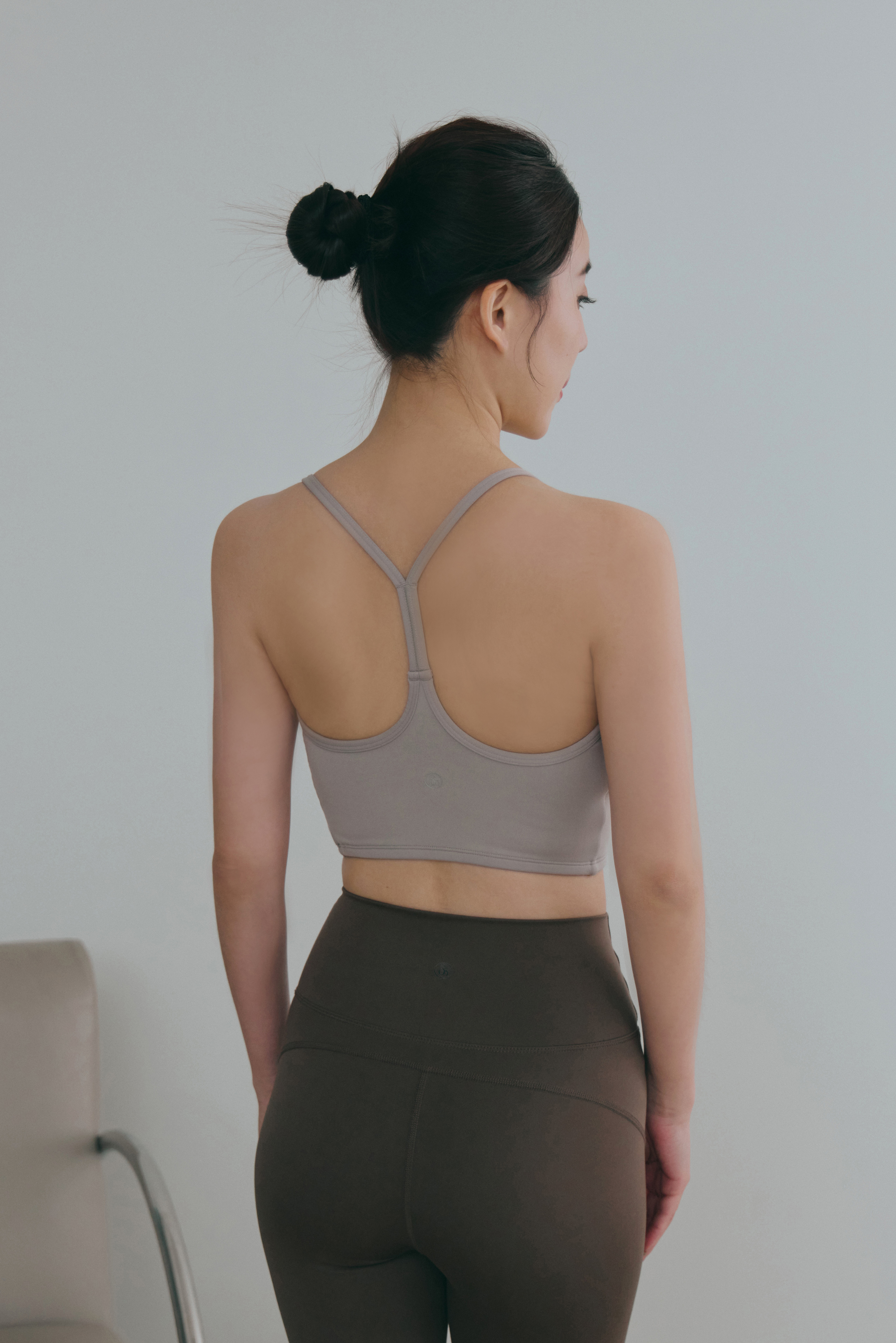 馬甲感運動BRA TOP- 沙色