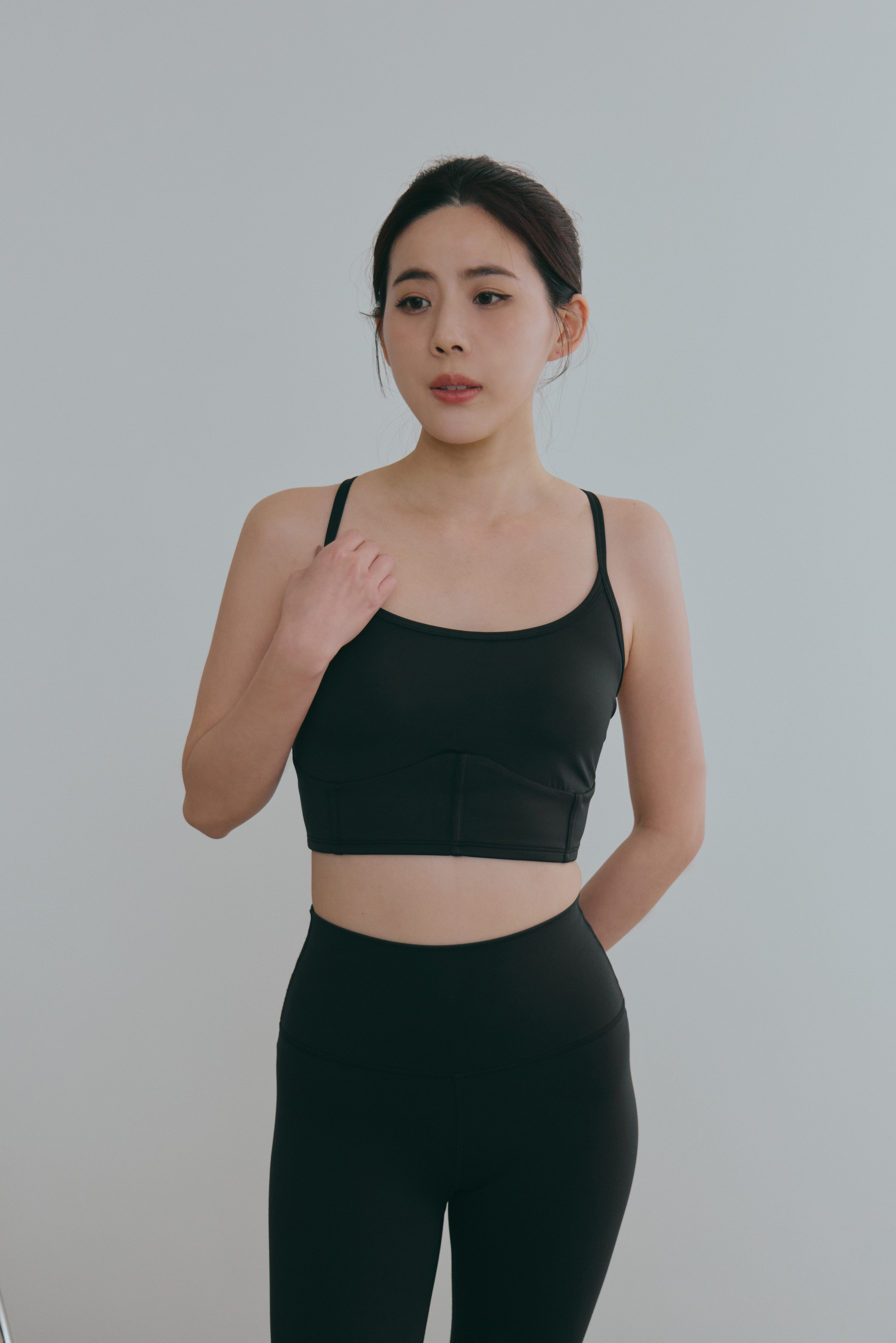 馬甲感運動BRA TOP- 正黑