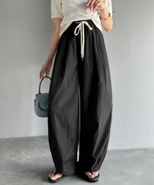日本🇯🇵連線 Classical Elf x AYA 聯名 綁帶寬鬆氣球工裝褲 闊腿褲 寬褲 工裝褲 休閒 2色(任買兩件711免運)/預購