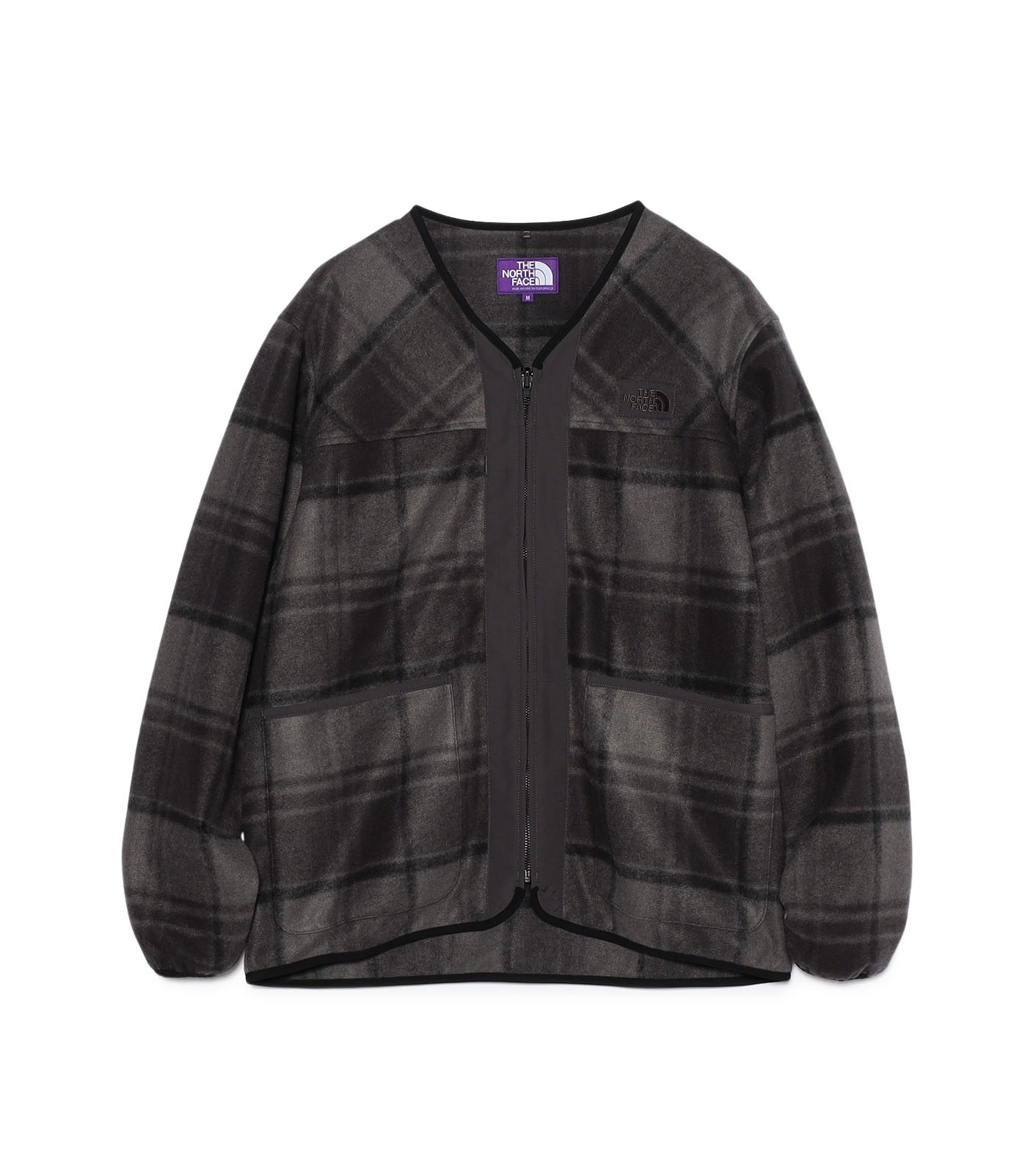『代購商品』2025AW THE NORTH FACE Purple Label 紫標 PLAS Plaid Fleece Field Cardigan 內襯 外套 N25FA038