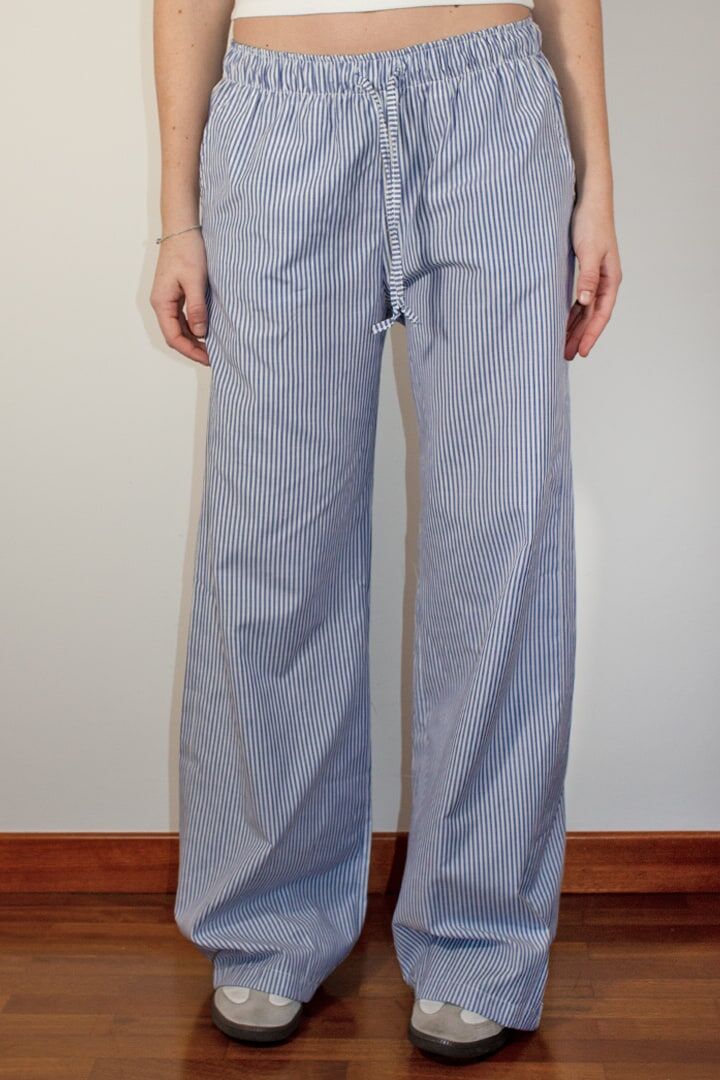 SUBDUED 條文褲COULISSE WIDE LEG PANTS