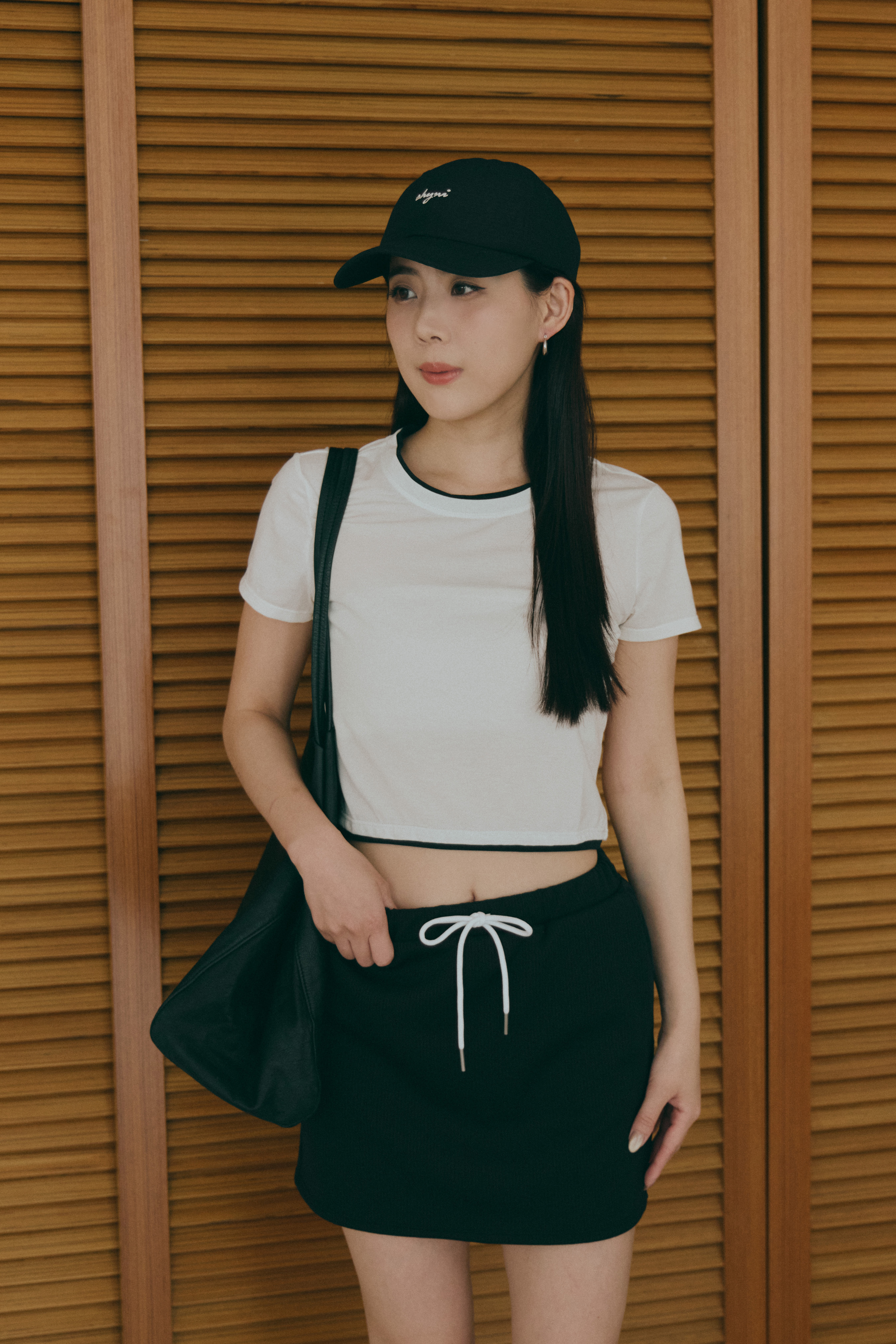 基本款撞色短袖TEE- 白