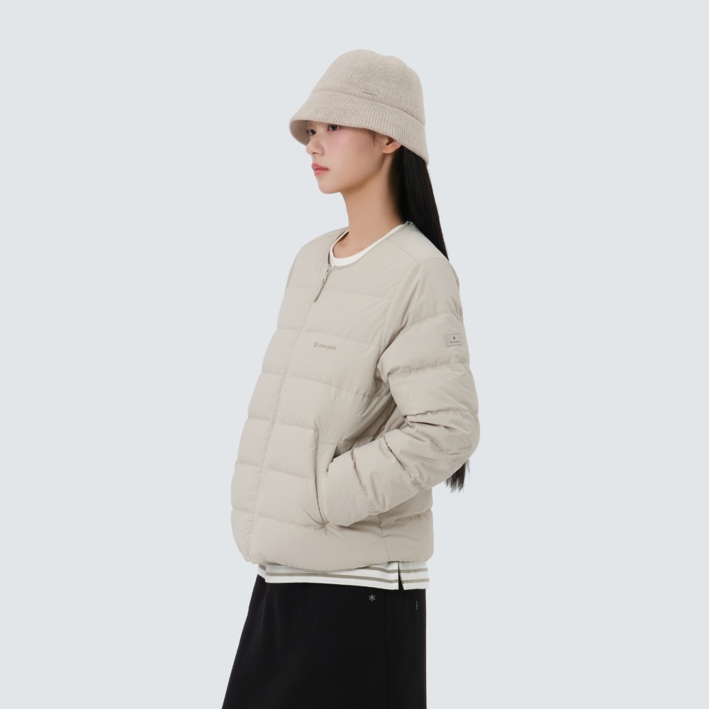 【現貨】snow peak Land Women Light Down Jacket 女款 無領式 輕羽絨 外套 S25WWGDJ61