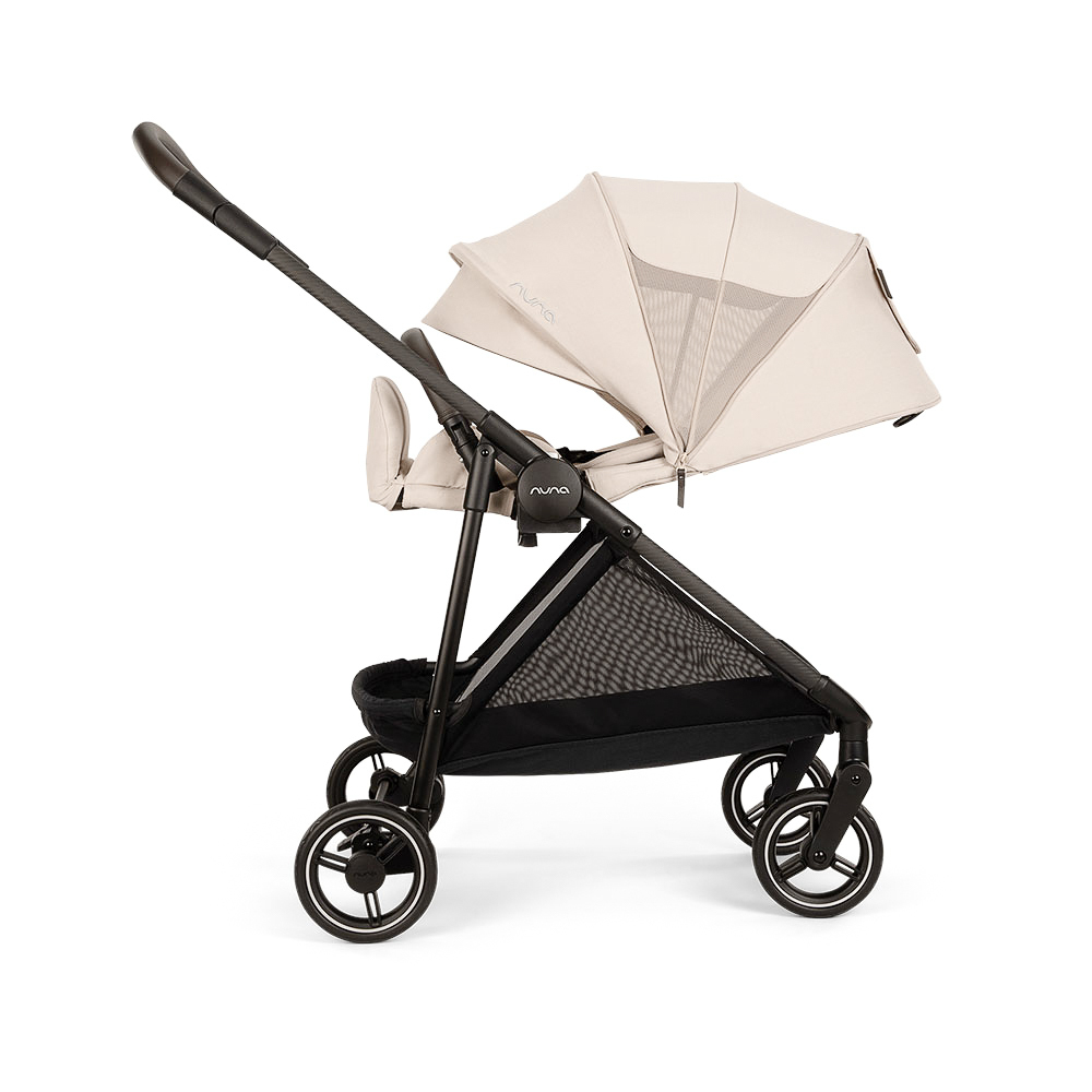 Nuna IXXA Next Aerospace Carbon Fiber Two-Way Stroller-Biscotti