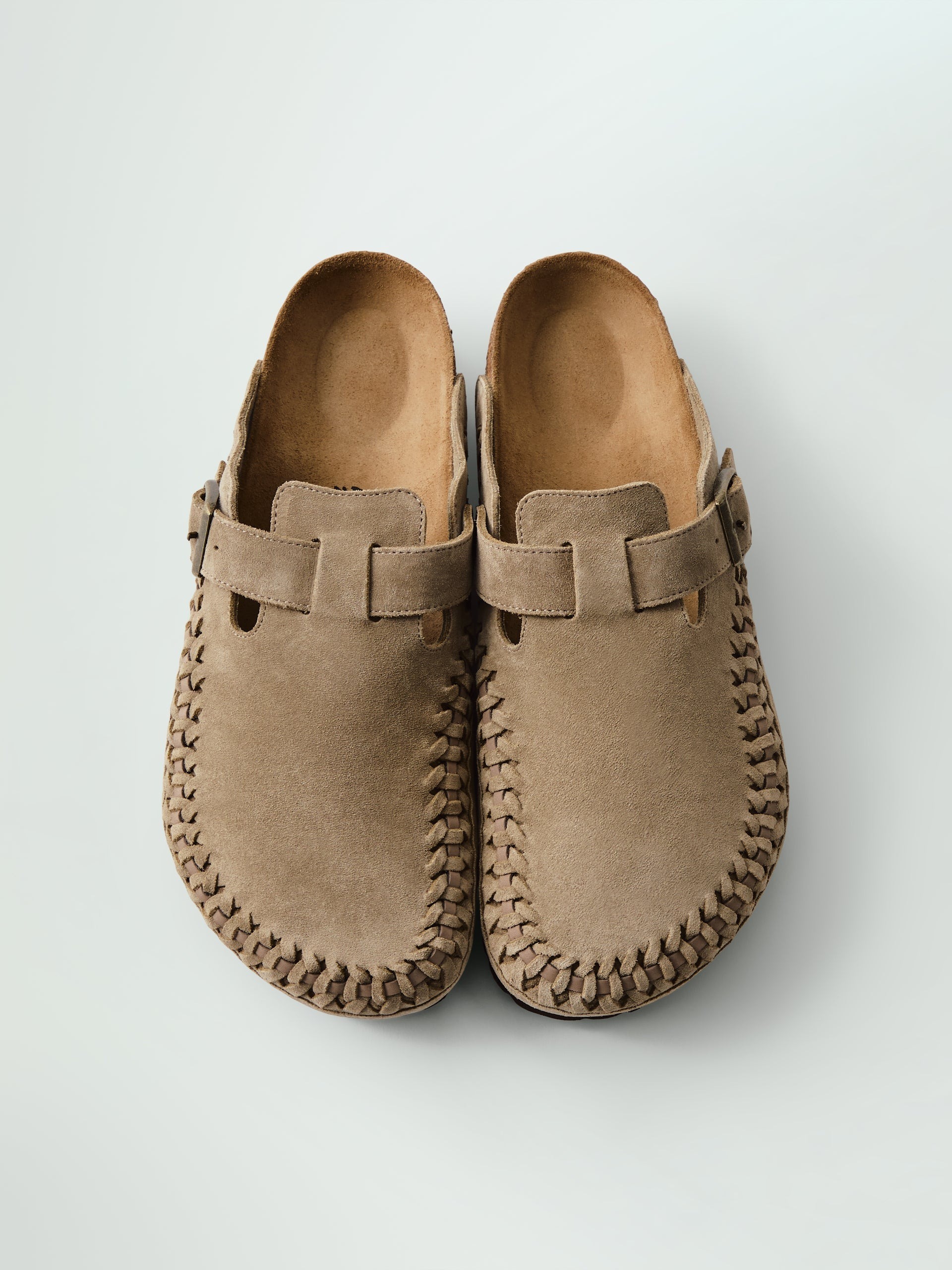 現貨，咖啡色43┃The Kith for Birkenstock Braided Boston 編織 勃肯 波士頓