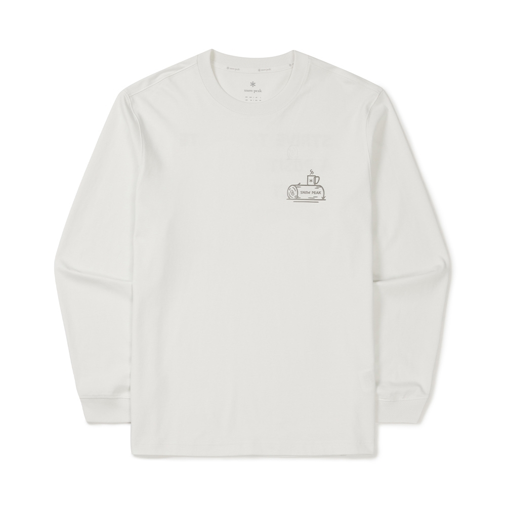 【現貨】snow peak Aeroheat Lettering Long Sleeve T-shirt 背後字母 薄長袖 S25FUFTL24