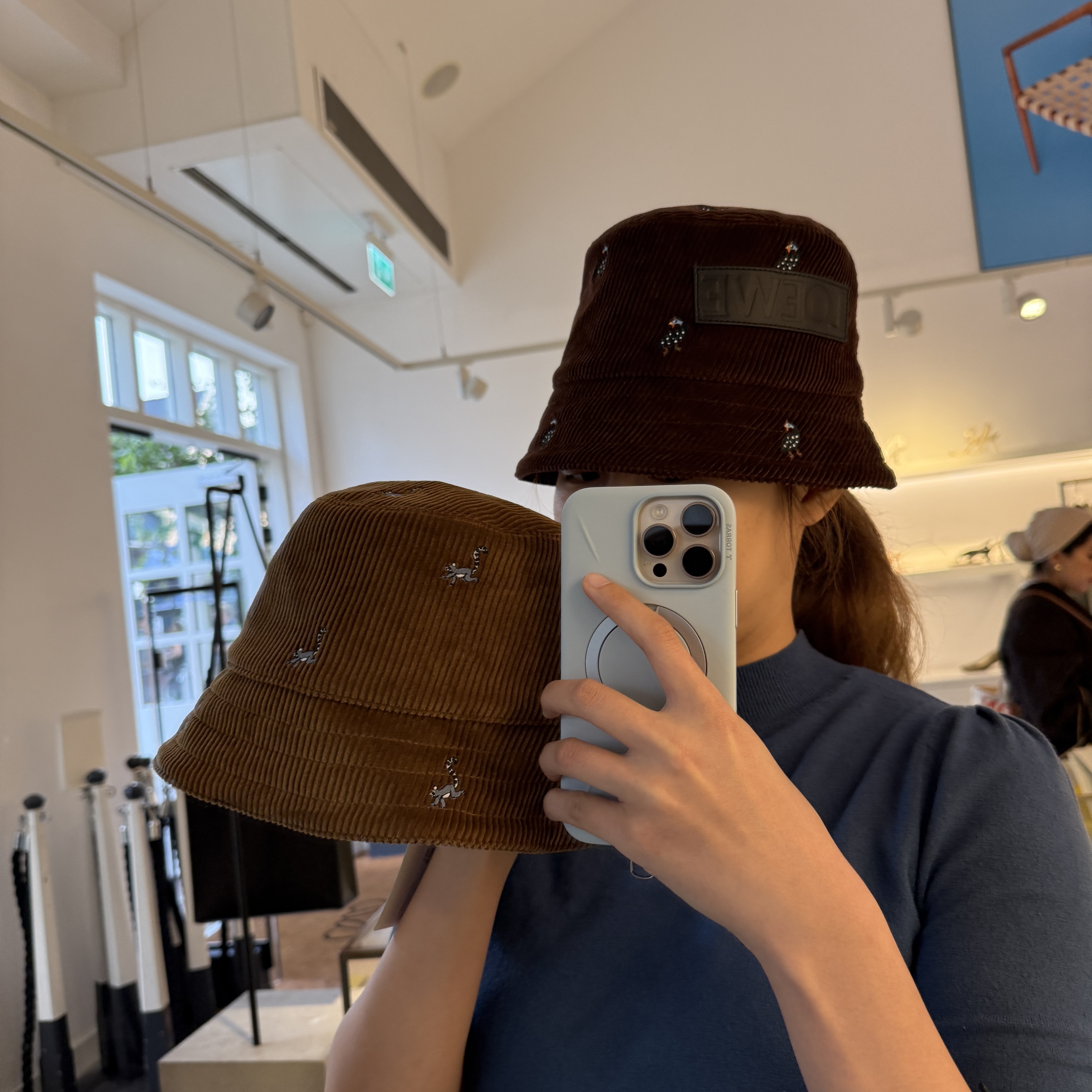 Loewe Pique stripe bucket hat 2 colors