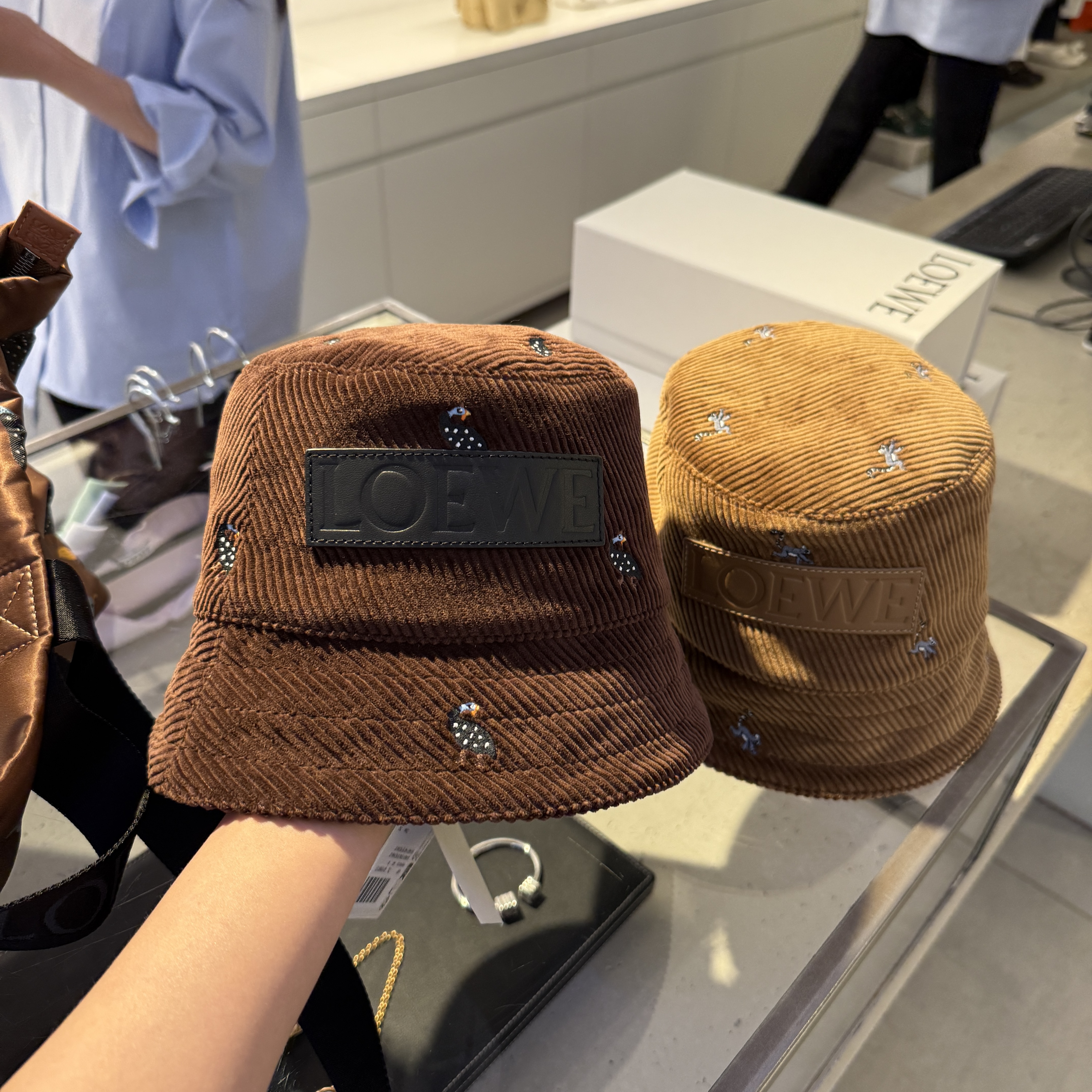 Loewe Pique stripe bucket hat 2 colors