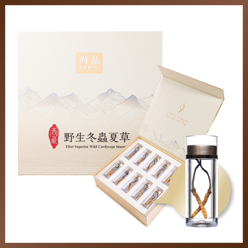 ce1546  西藏野生珍品冬蟲夏草禮盒(20條/盒)(小)  $399/1