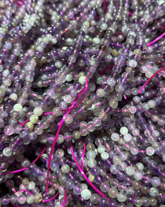 250822 B48 3mm+紫極光3圈頸鏈