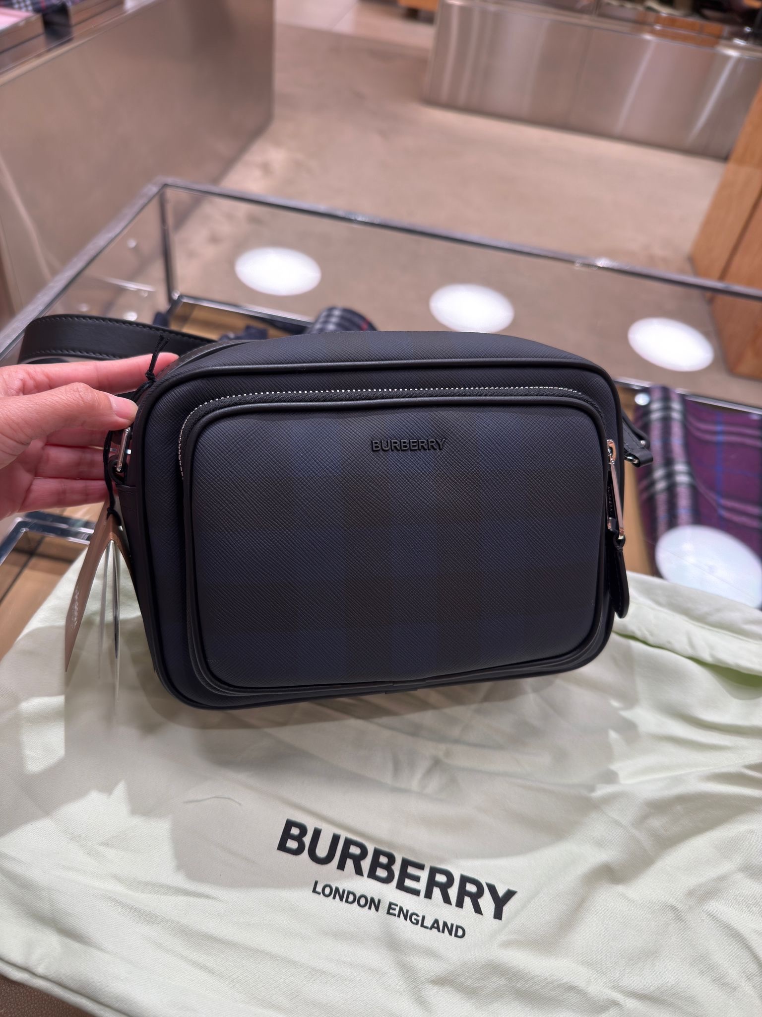 Burberry Paddy crossbody bag Navy