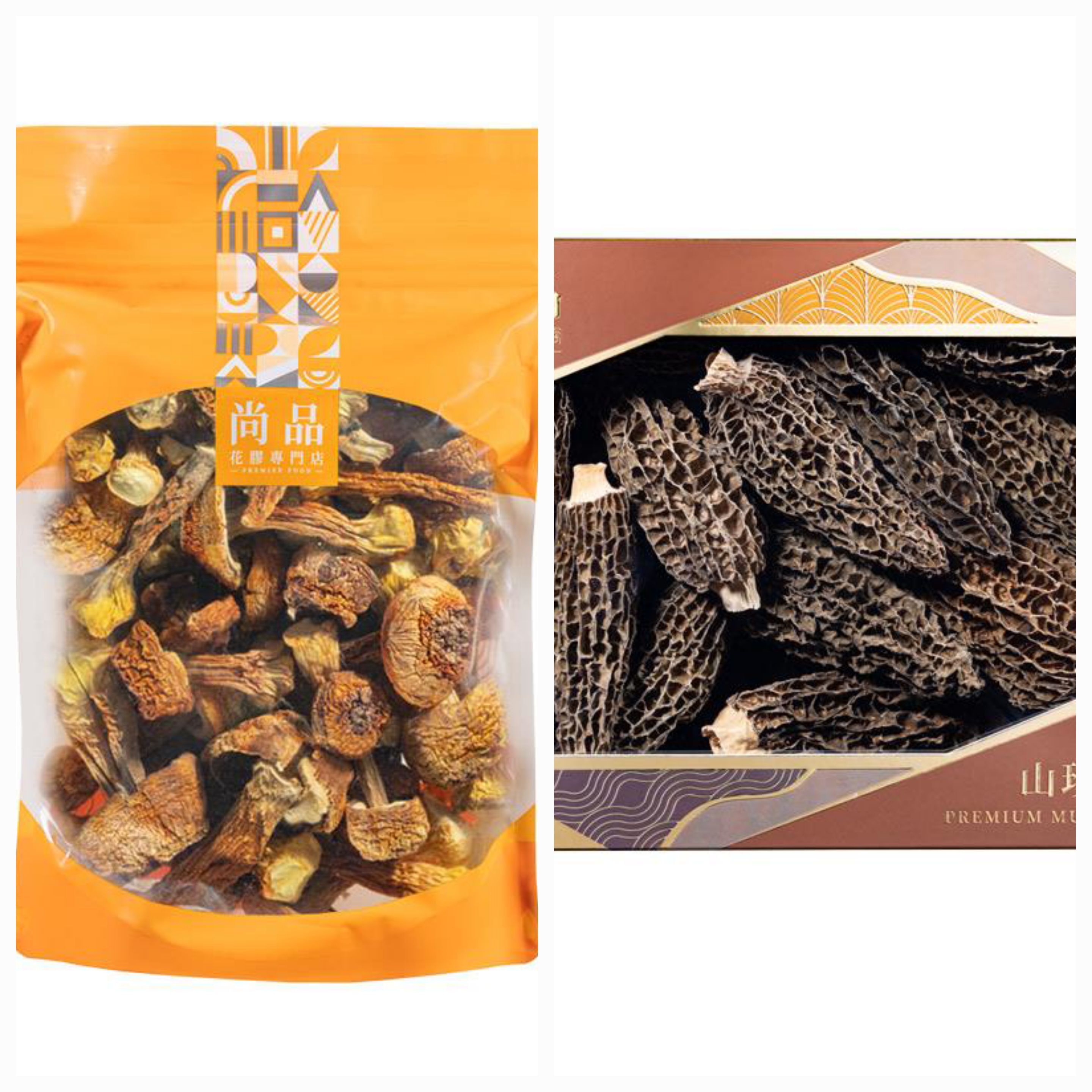 ce1554   珍寶羊肚菌+姬茸菇 set