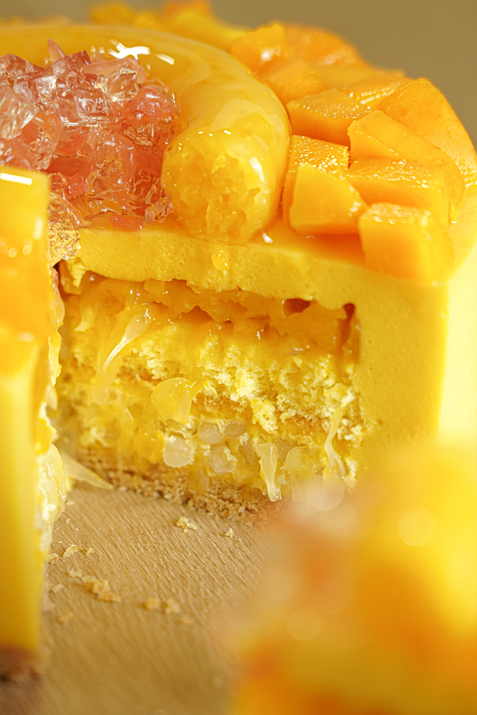 楊枝甘露芒果蛋糕 (2磅 15cm)