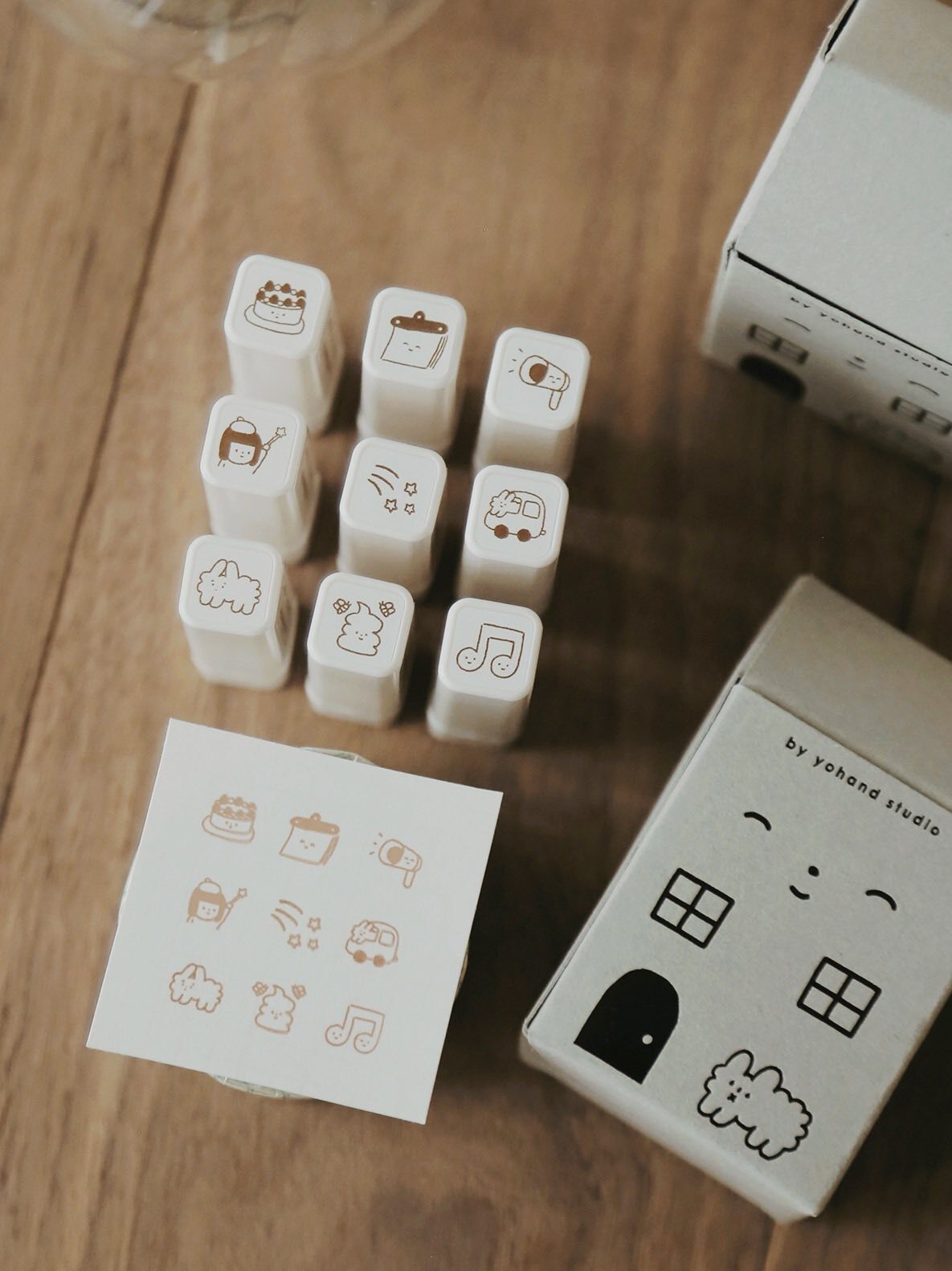 迷你印章二代 連續印章 九款可選｜右手超人