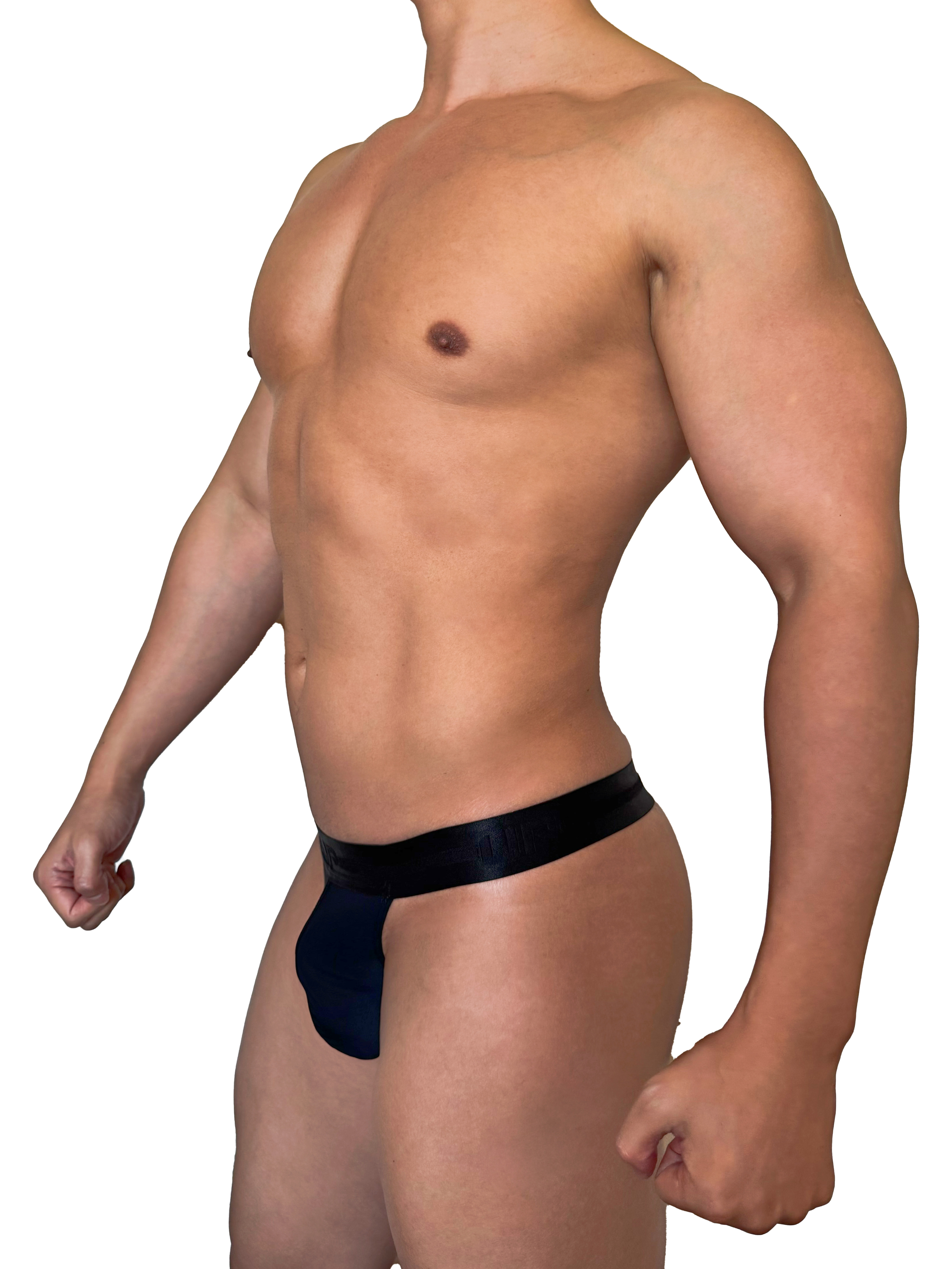 2025 全新系列 - 極細纖維 極小前幅 T-Back 內褲 極黑