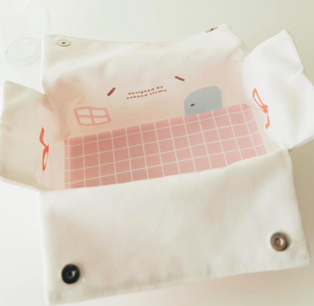 蝴蝶結房子 衛生紙套｜右手超人