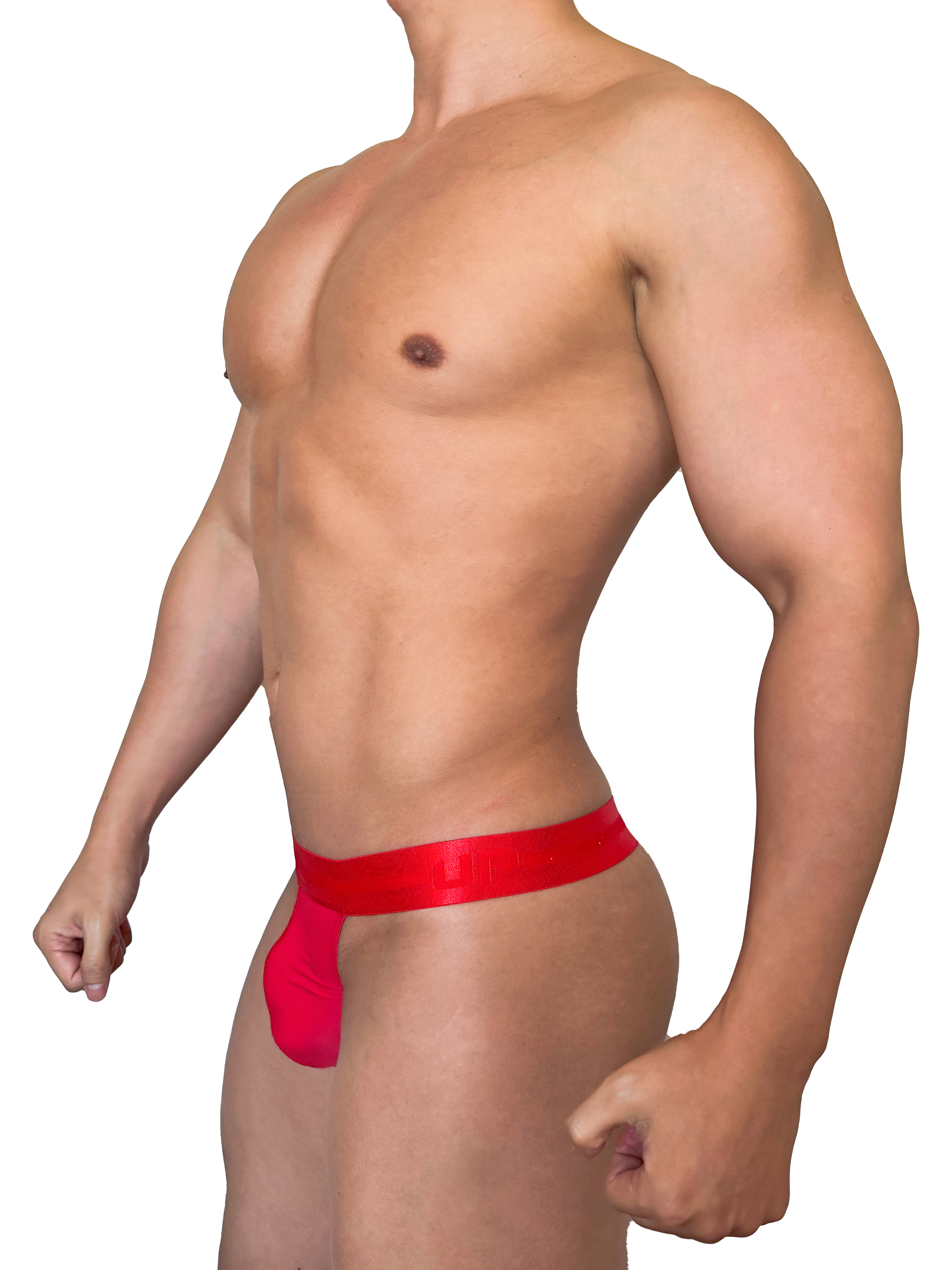 2025 全新系列 - 極細纖維 極小前幅 T-Back 內褲 鮮紅