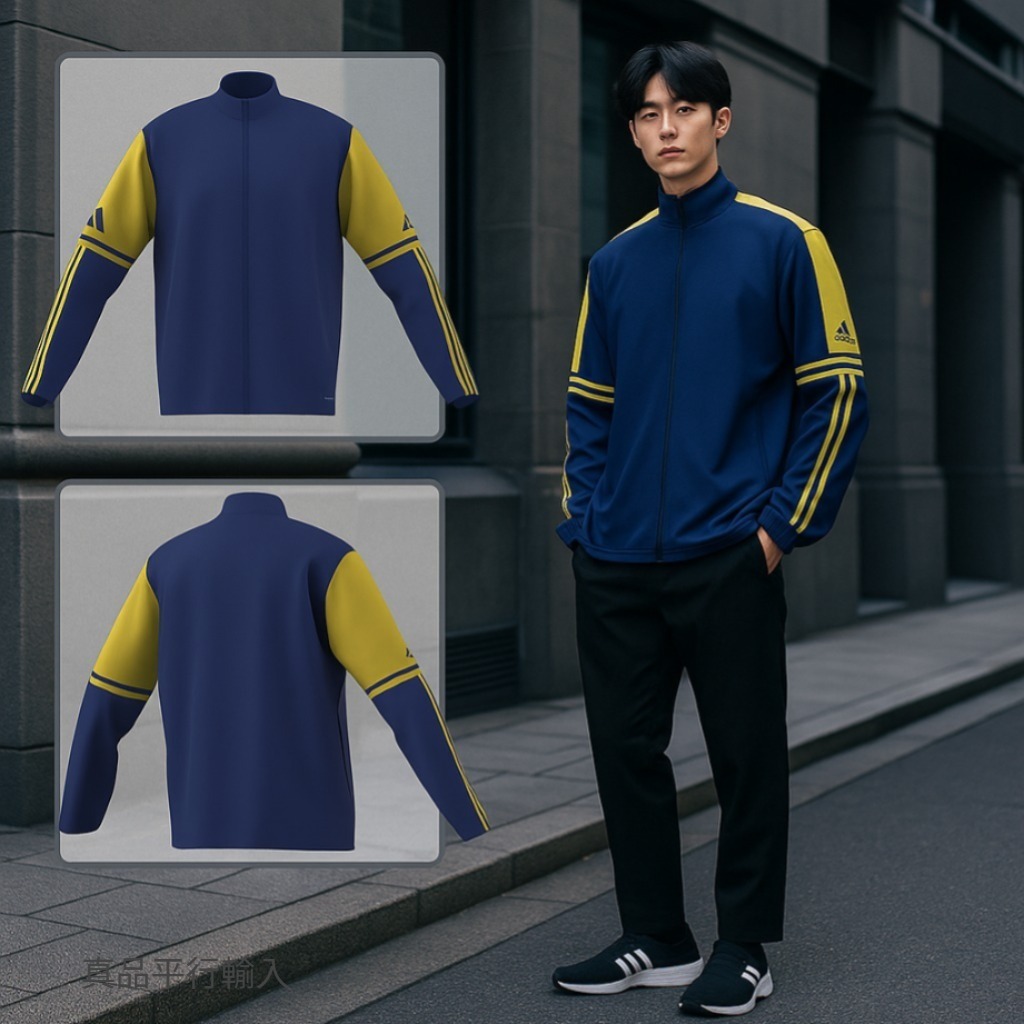 【現貨】Adidas G082254 男裝Squadra 25拉鏈外套