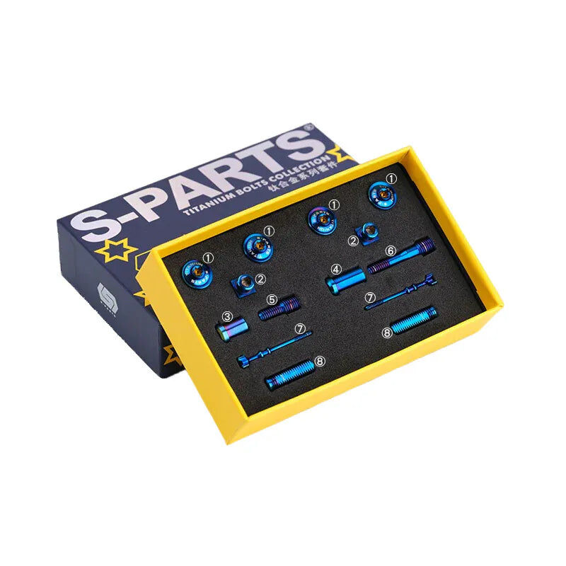 S-Parts Titanium Alloy eeBrakes C-Clamp Screw Adapter Series