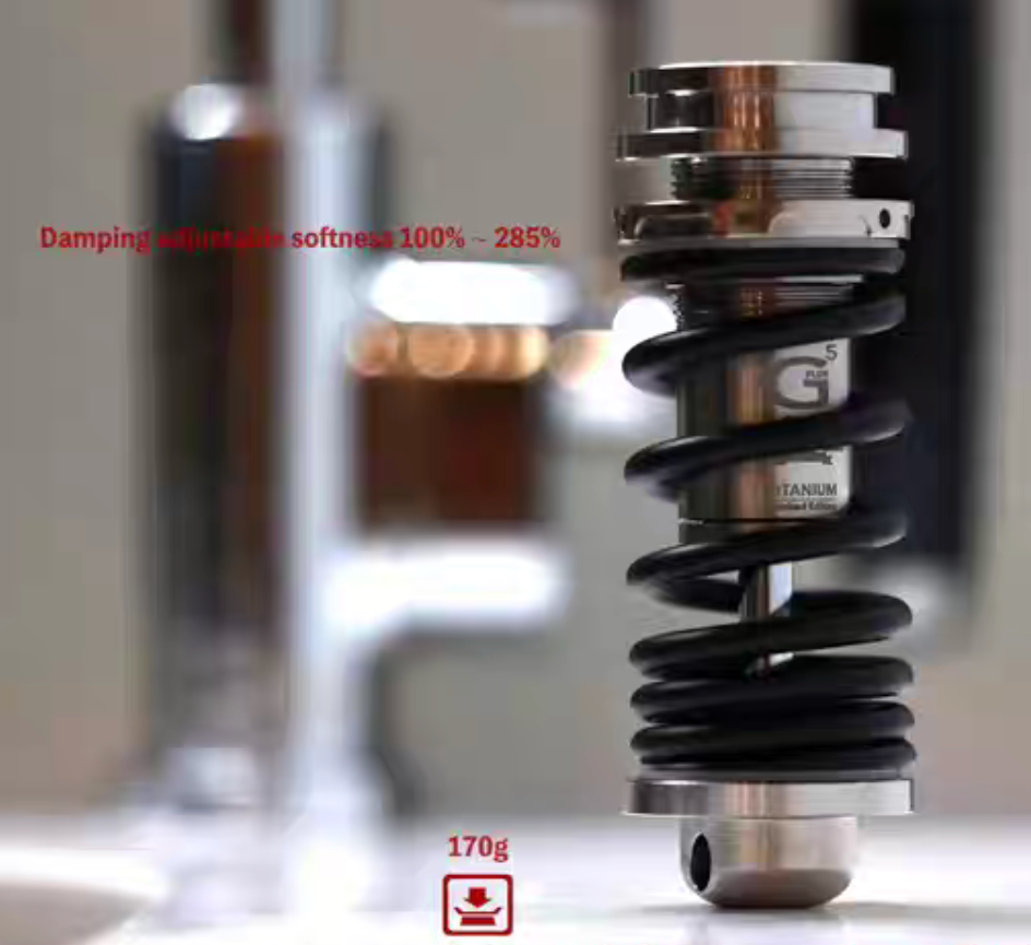 MULTI-S Limited edition titanium adjustable front shock for Birdy