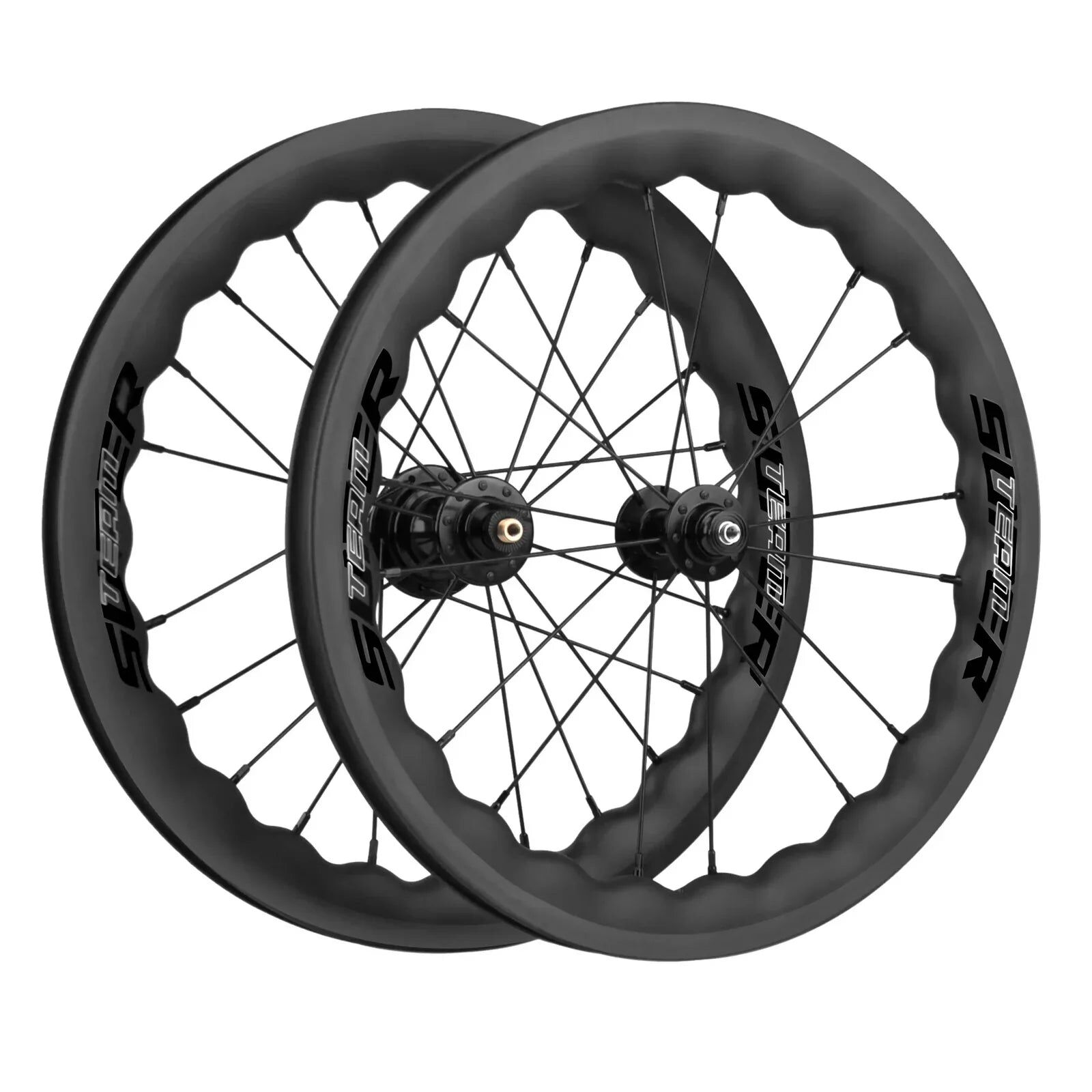 SuperTeam 349 Waver Carbon Wheelset 25-35 RIM Brake For Brompton