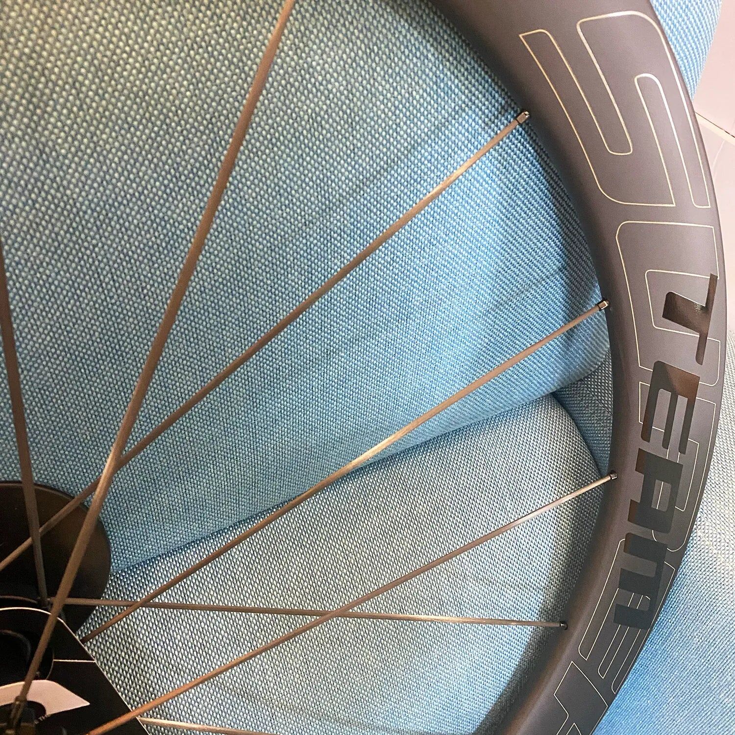 SuperTeam 50SL Ceramic Carbon Spoke Road Wheelset Tubeless Ready Disc