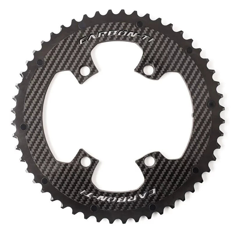 Carbon-Ti X-CarboRing EVO BCD110x4 Chainring (For DA9200/ ULT 8100)