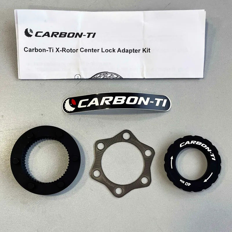 Carbon-Ti X-Rotor Center Lock Adapter Kit