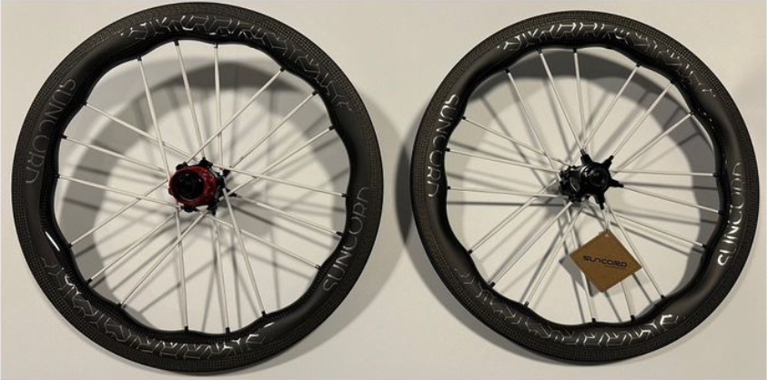 Suncord 349 full carbon wheel for Brompton Bicycle