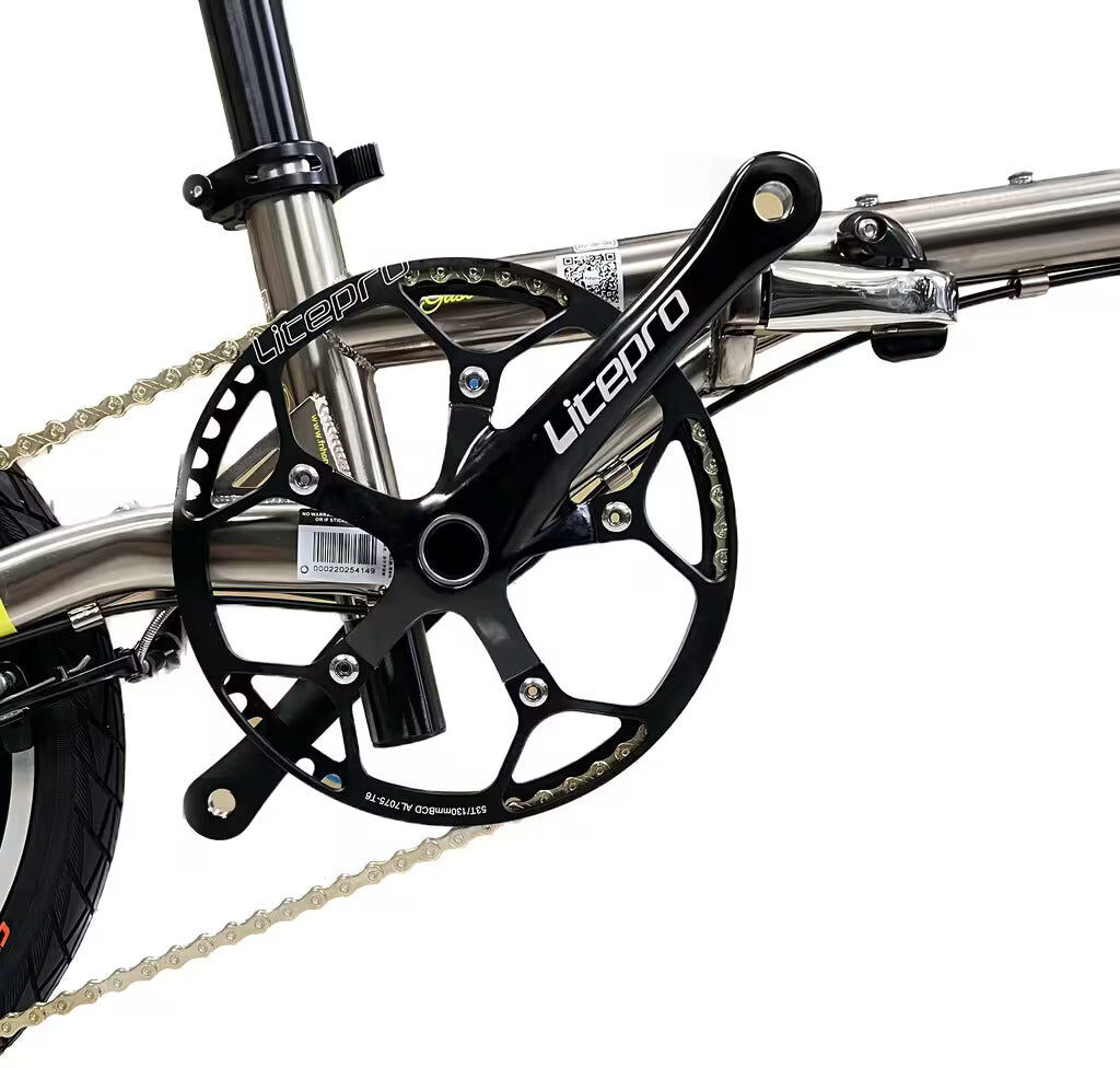 FNHON GUST 349 16吋V煞9速摺疊單車 - 灰色/黑色