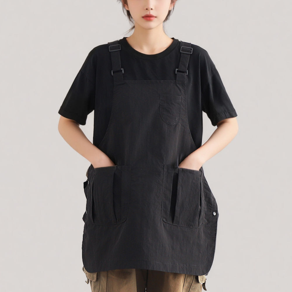 防潑水立體口袋輕量工裝圍裙【VSW556】