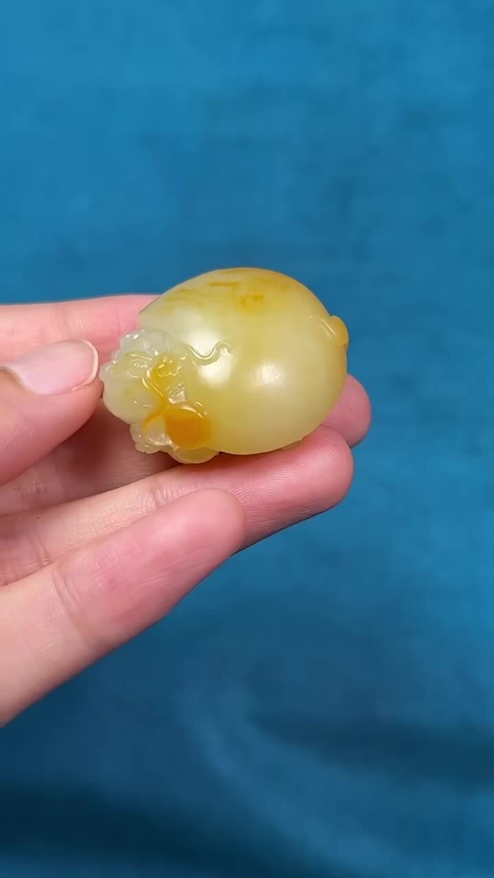 726228 和田玉籽料龍龜