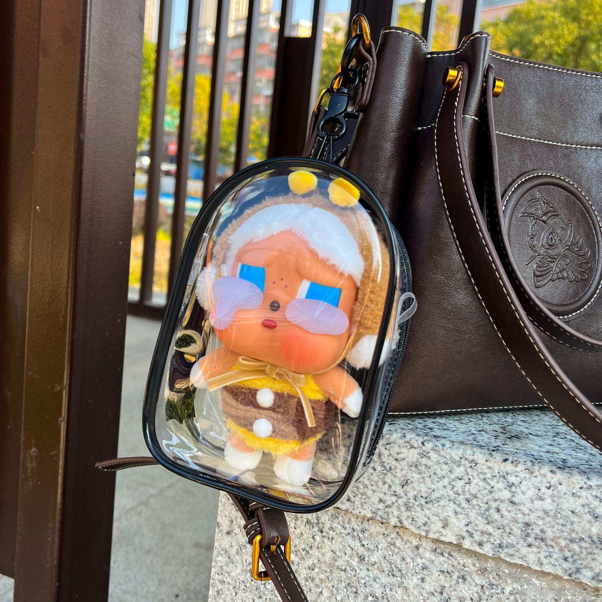 15cm PVC Protective Case Tote Bag