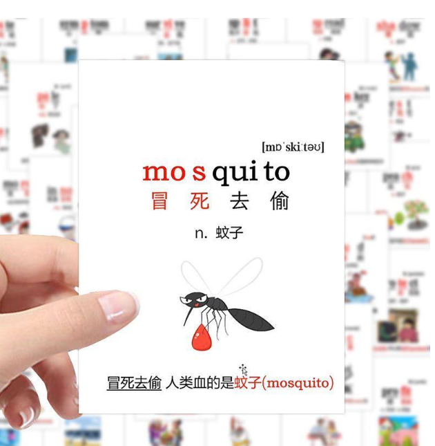 趣学英语单词贴纸