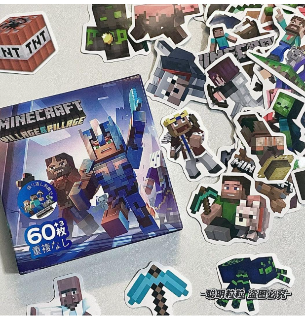 我的世界人物贴纸 60张