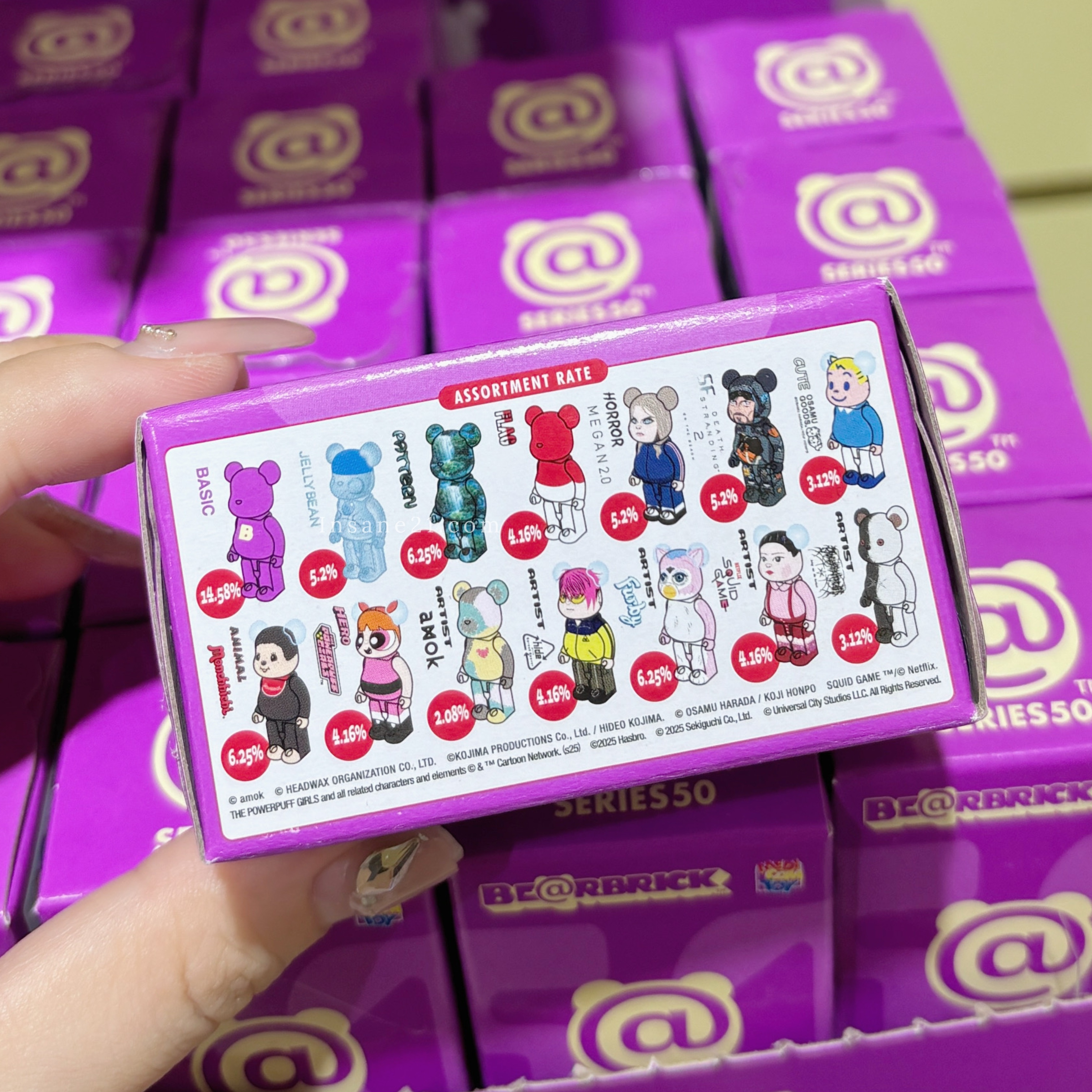 BE@RBRICK SERIES 50 庫柏力克熊 50代 盲盒 公仔