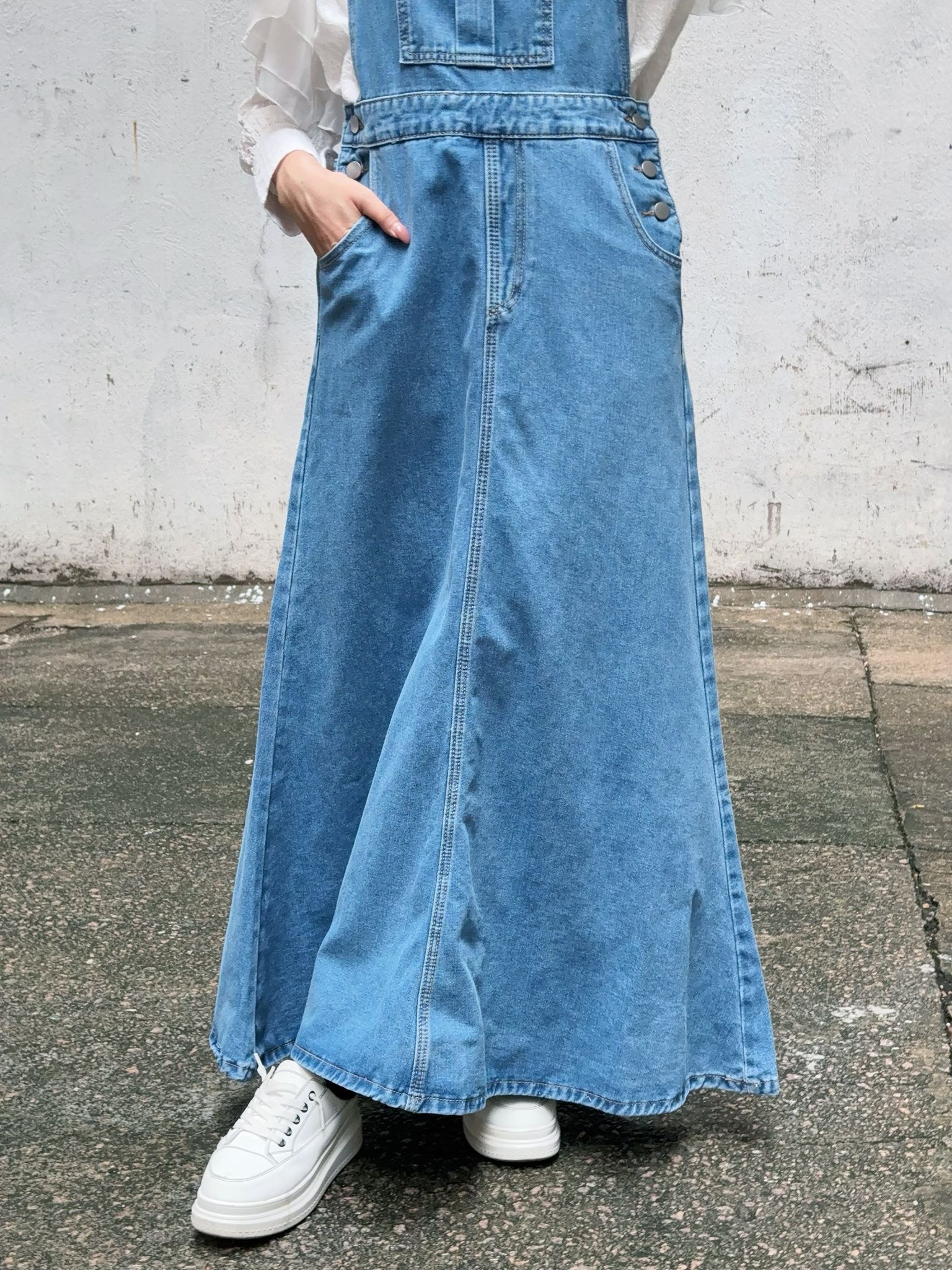 OP#7654 🤍微笑牛仔裙