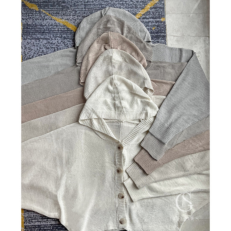 D13 現貨「高磅密針織斗篷外套」