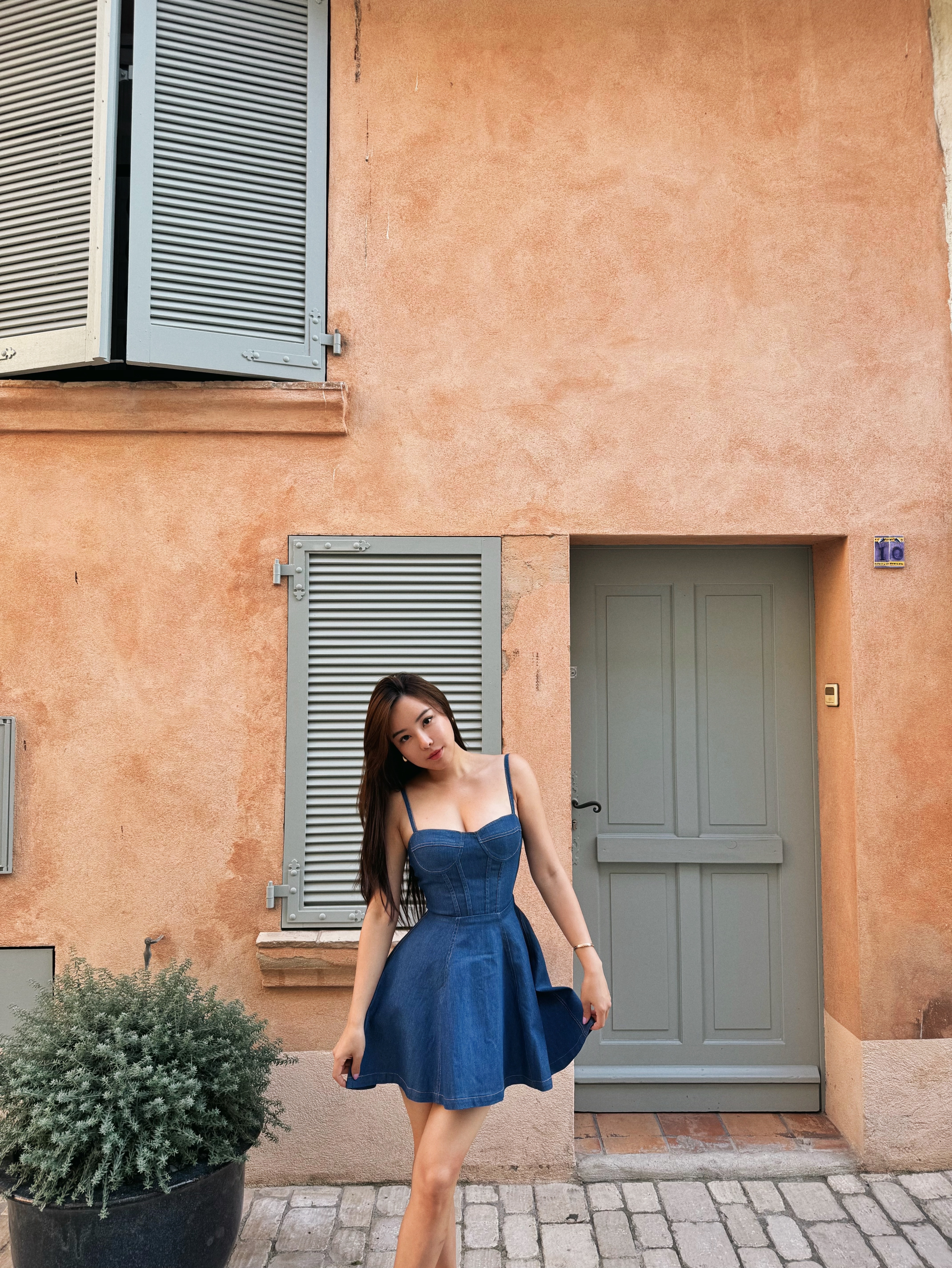 Denim diary 丹寧日記 細肩帶牛仔洋裝