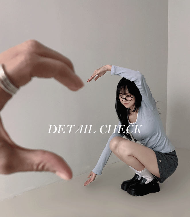 早秋預訂｜心型蕾絲紐扣長袖T 恤