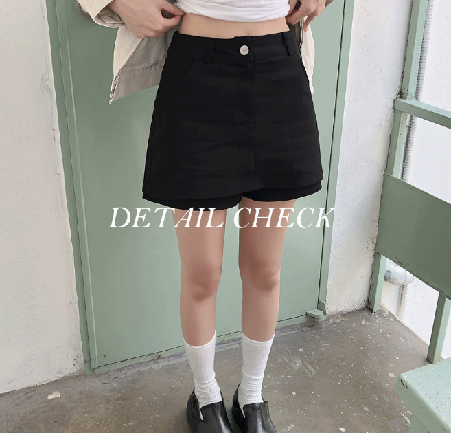 早秋預訂｜A字疊層迷你裙褲