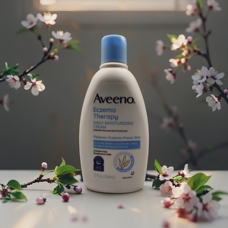 Aveeno Eczema Therapy濕疹舒緩日常保濕霜 12oz 354ml | 膠體燕麥神經酰胺嬰兒乾燥肌膚護理