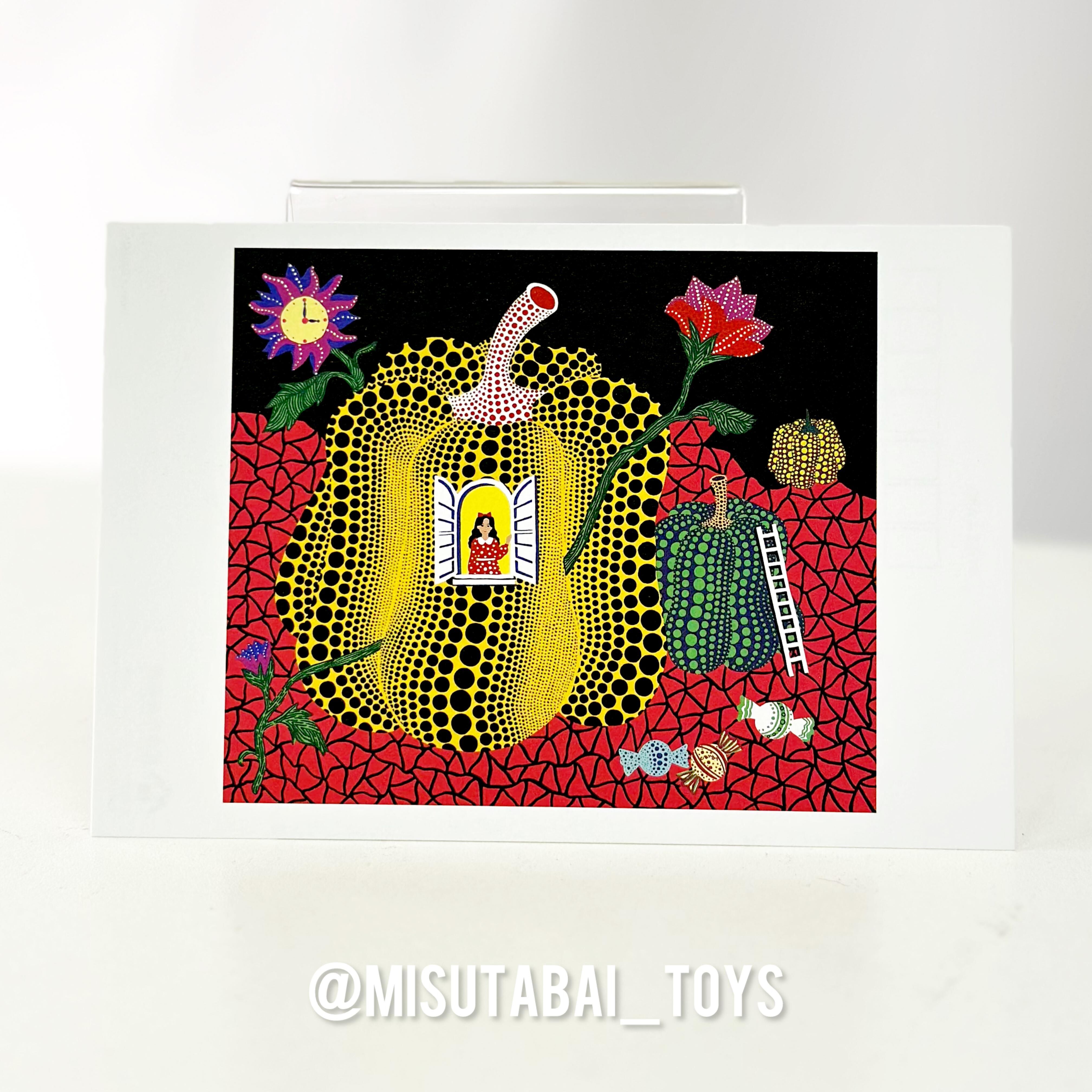 Yayoi Kusama 'Hello!' Postcard