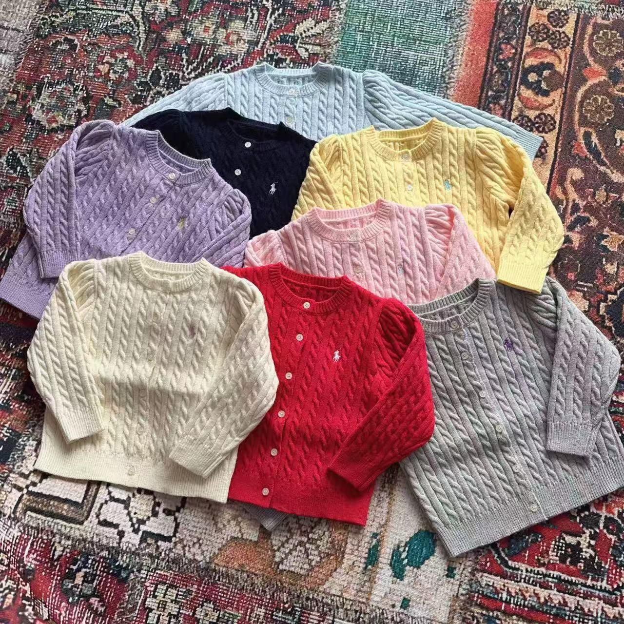 廠單 RL Polo北極絨開衫毛衣外套