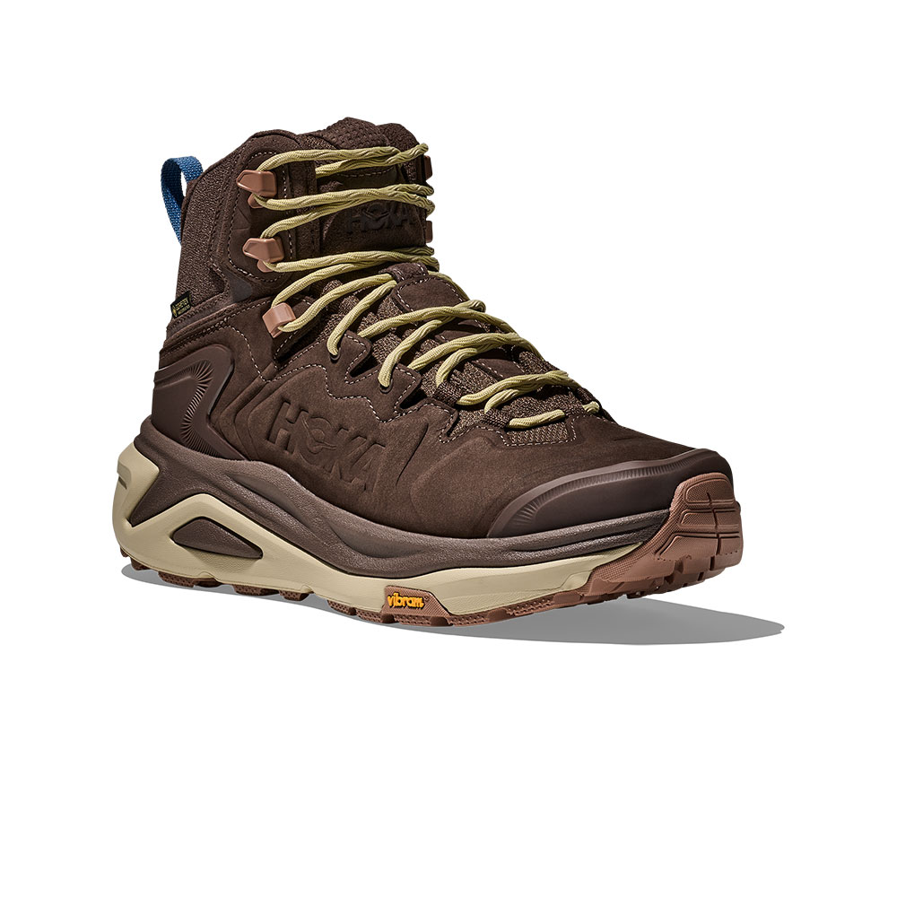 HOKA ONE ONE 男 Kaha 3 GTX 中筒登山健行鞋 胡桃棕/淺黃褐