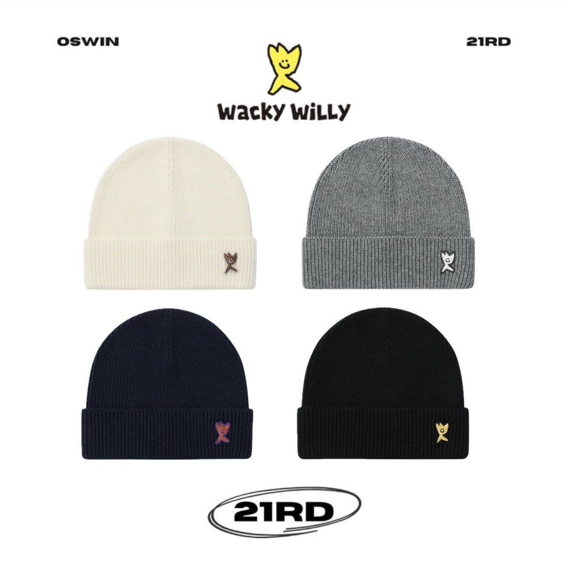 韓國 Wacky Willy 小飛人 毛帽