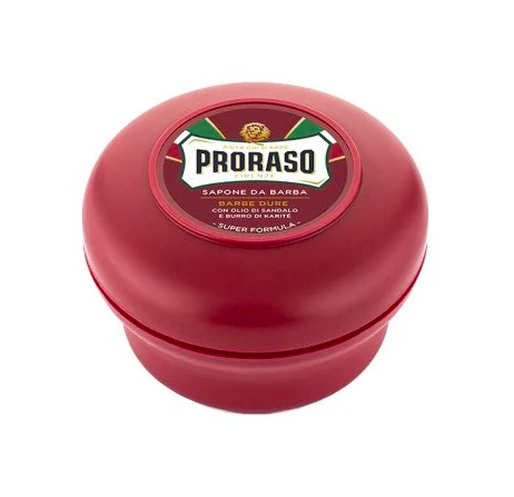 Proraso 刮鬍皂  檀香木與乳木果油 - 適用於硬鬍鬚